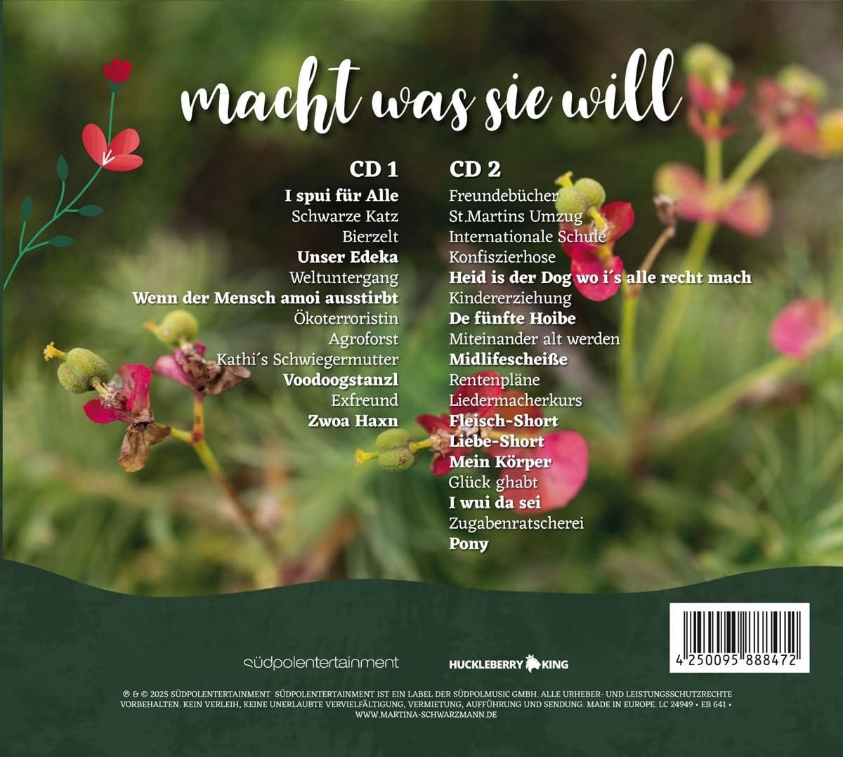 Martina Schwarzmann - macht was sie will - CD