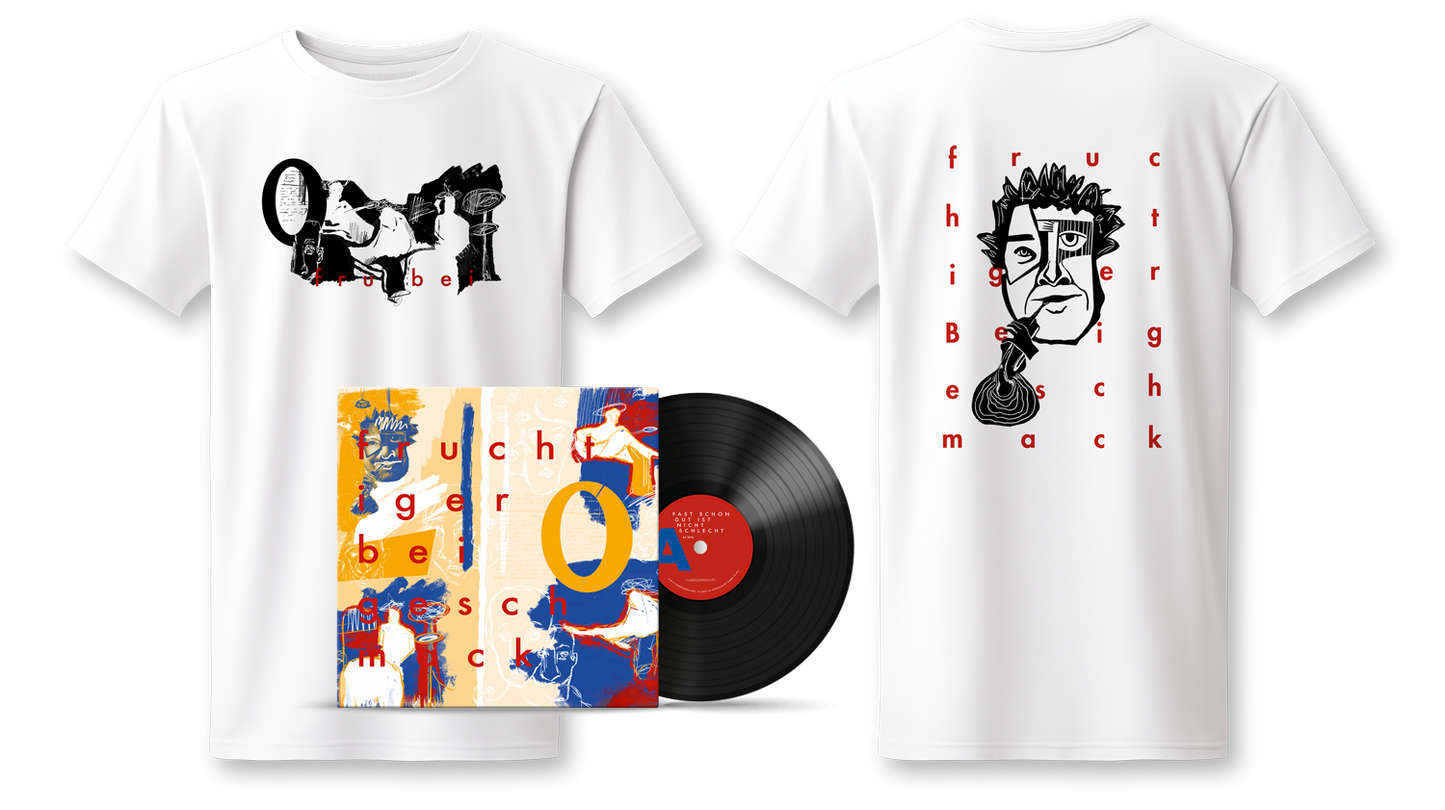 FRUCHTIGER BEIGESCHMACK Bundle - Fast schon gut ist nicht schlecht (Vinyl EP) + T Shirt